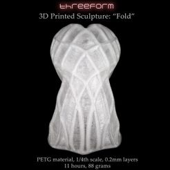 Fold1_1200.jpg 3D file Body Sculpture - Fold・Model to download and 3D print, ThreeForm