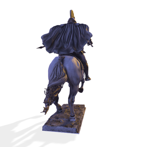 008.png HighPoly Древний воин на резвом скакуне