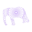 elephant mandala.stl Elephant Mandala Logo