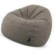 bean-5.jpg Comfortable Taupe Fabric Bean Bag Chair 3D Render