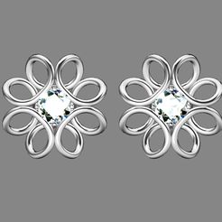 earring-vintage-diamond-1.jpg STL file Earring file ready print・3D printable model to download
