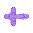 Overlapping with Base#2 11172020.stl Verziertes Kreuz