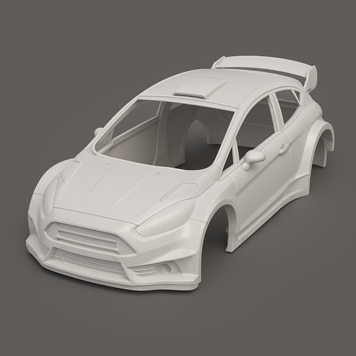 ford focus wrc stl 3D model