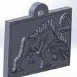 SCP-939-HORIZONTAL-SIN-BORDES-PERSPECTIVA-1.png Key ring SCP-939