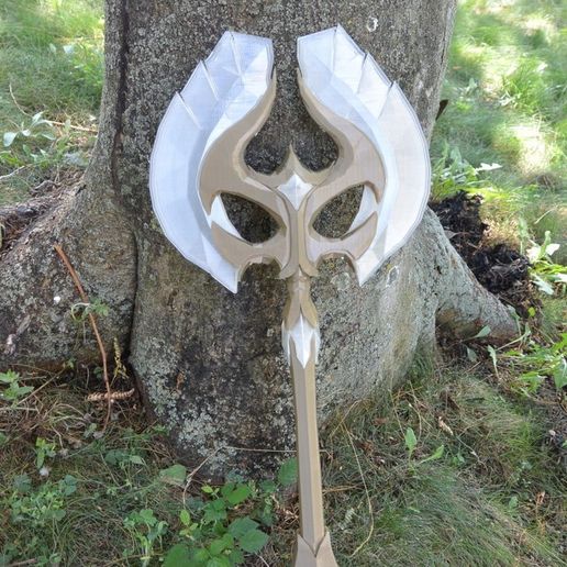 skyrim glass axe , 3d printable version for cosplay and props 3D model