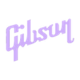 Gibson Logo.stl GIBSON LOGO AND KEYCHAIN