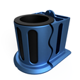 sup-cup-drink-phone-sunglass-holder-paddleboard-ortho-front.png [VERSÃO ACTUALIZADA DISPONÍVEL] Suporte para bebidas SUP CUP 3 em 1 (V1)