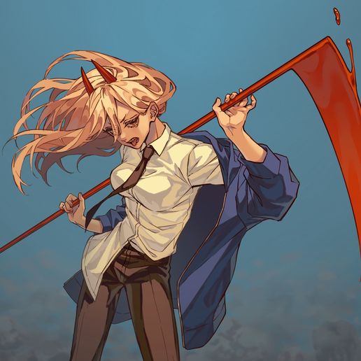 1271195.jpg Power Horns Kettensägenmann / cuernos poder hombre de las motosierras