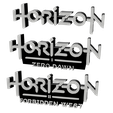 bitmap.png 3D MULTICOLOR LOGO/SIGN - Horizon, Horizon: Zero Dawn, Horizon: Forbidden West (3 Pack)