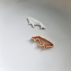 balina2.png 3D Printed Whale Cookie Cutter, .STL Design for 3D Printers - Baking Adventure & Unique Treats