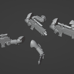Screenshot_3.png Archivo STL gratis Набор рук для космодесантников примарис・Objeto de impresión 3D para descargar