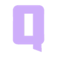 Q.stl TRANSFORMERS Letters and Numbers | Logo