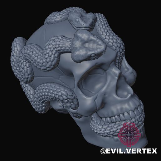 craniofree2.jpg Crânio com cobras