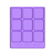 Board.stl Magnetic Tic Tac Toe