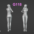 118.png GIRL (118) - SCALE 164 - 3D PRINT MODEL