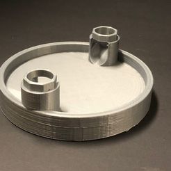 2_Entry_Circle_Base.jpeg Archivo STL gratuito Base circular de 100 mm compatible con Marble Run・Objeto para descargar e imprimir en 3D
