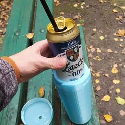 246357856_6642914175726411_7936016818250808757_n.jpg Free STL file Thermal cup for your beer・3D printer design to download