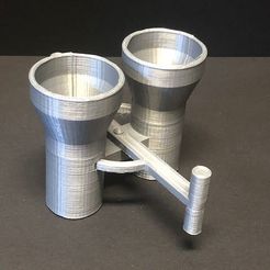 IMG_0560.jpeg Archivo STL gratis Puerta de salida vertical doble compatible con Marble Run・Modelo de impresión 3D para descargar