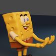 3BOB.jpg CONTROLLER HOLDER / SpongeBob joystick