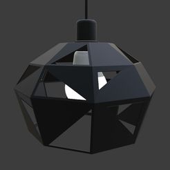 Low_Poly.jpg Datei STL Durchgesickerte Lampe geometrisch herunterladen • Design für 3D-Drucker, vignatti3d