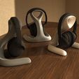 Model_6_CF.jpg HEADPHONE STAND - MODEL 6 - structured surface