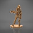 female_ranger-back_perspective.528.jpg ELF RANGER FEMALE CHARACTER GAME FIGURES 3D print model