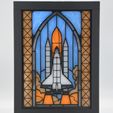 DSC_0130-1.jpg Space Shuttle Stained Glass Lightbox