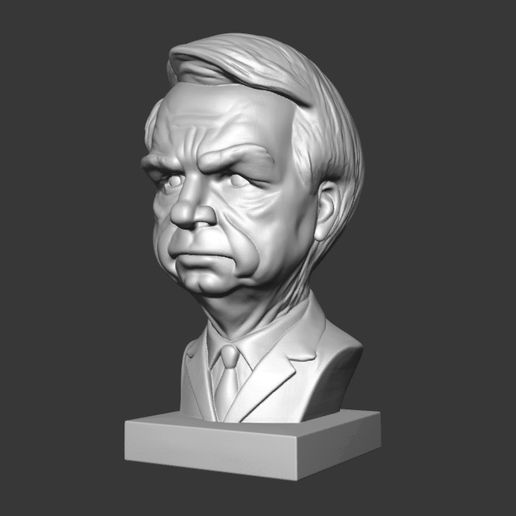 JAIR MESSIAS BOLSONARO CARICATURA 3D model