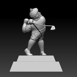 k3.jpg Archivo 3D Santa Claus (Noel ) TROFEO DE GOLF - impresión 3d・Modelo de impresora 3D para descargar