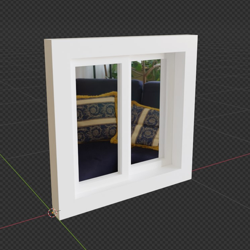 🪟 sliding window with geometry node in blender・Free 3D File for 3D ...