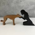 WhatsApp-Image-2023-01-16-at-17.32.59.jpeg Girl and her Galgo (straight hair) for 3D printer or laser cut
