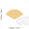 1-3_of_pie~1in-cm-inch-cookie.png Slice (1∕3) of Pie Cookie Cutter 1in / 2.5cm