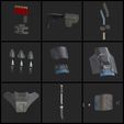 Armor-Chest-Accessories-Exploded.jpg Halo Armor Accessories Bundle - 3D Print Files