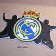 real-madrid-escudo-futbol-santiago-bernabeu-cartel-letrero-logotipo-arbitro.jpg Real Madrid, shield, soccer, Santiago, Bernabeu, poster, sign, logo, 3d printing, stadium, goal, players, defense, goalkeeper, league, champions, first, division, first division