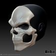 GHOST-RIDER-HELMET-08.jpg Ghost Rider - Scorpion - Skeletor - Skull Helmet and mask - Fan made - STL model 3D print digital file