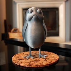 IMG_9818.jpg Free STL file A little standing Porg・3D printable design to download