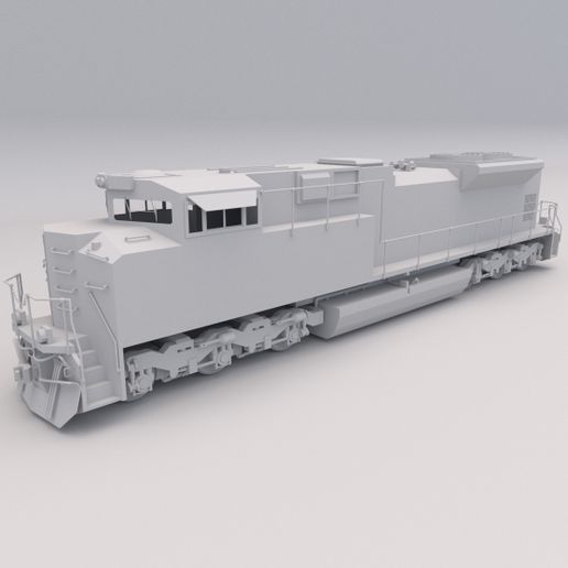 Diesel Locomotive PRINTABLE Train 3D Digital STL File