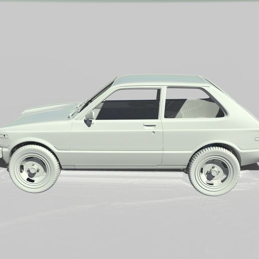 【人気ショップが最安値挑戦！】 1/10 1982 Starlet Toyota 🚗 scale STL RC・ wheelbase 313mm 航空機・ヘリコプター