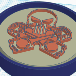 Screenshot-2023-07-13-161116.png OBJ file Punisher and Pistons・3D printing idea to download