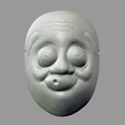 Death_note_mask_008.jpg Japan Anime Death Note Mask Hyottoko L Cosplay Halloween STL File