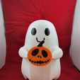 Jack-o'-lantern.jpg Cute Ghost 3D Model with Interchangeable Magnetic Arms