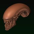 26.jpg Xenomorph Alien biomechanical head