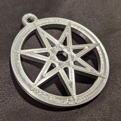 PXL_20201006_204045832.jpg Free STL file 7 Pointed (Elven or Fairy) Star Pendant・3D printing model to download, ScotteBeMeUp