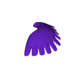 Pidgeot_WingL.stl STL file Pokemon Air Team・3D printer design to download