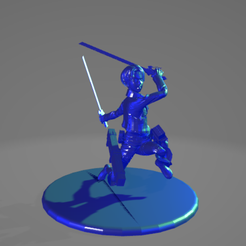 Sin-título.png Free STL file Levi - Attack on titan・3D printing design to download