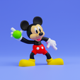 2.png Mickey Mouse 3d print model