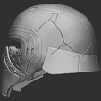 321314324232.png Kylo Ren helmet 1to1 scale 3D print model