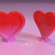 Coeur-sur-socle-coeur-rouge-rose.jpg Heart on base - Coeur sur socle