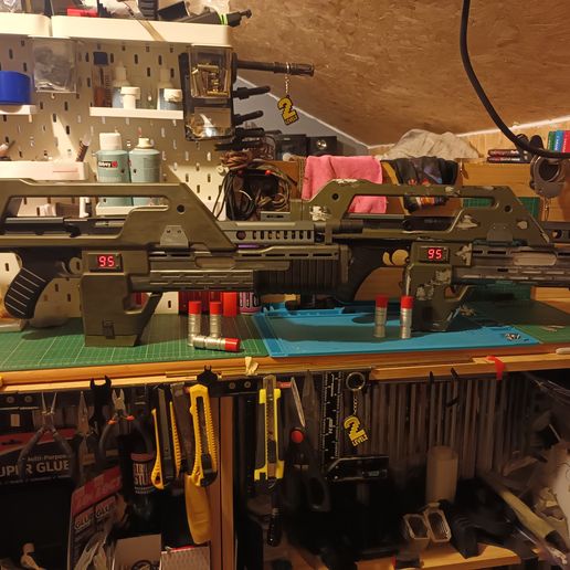 🔫 Airsoft M4A1 Pulse Rifle Mods Pack.・Free STL File for 3D printing・Cults