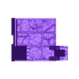 1X1 outside half wall door frame.stl terrain, tile, rpg, 28 mm, d&d, Dungeon set 1 (Quick tiling system)